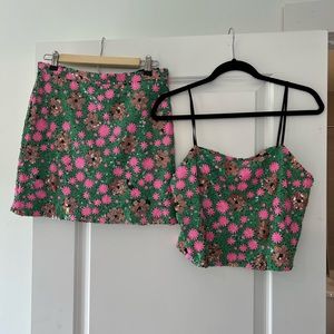 Topshop Sequins Set